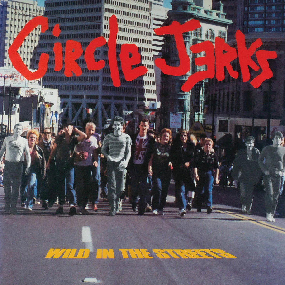 Circle Jerks - Wild In The Streets LP record (orange vinyl)