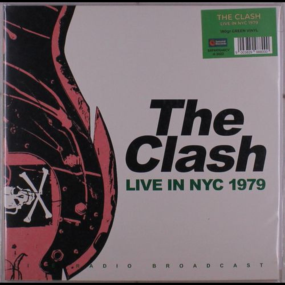 The Clash - Live In NYC 1979 LP record (green vinyl)