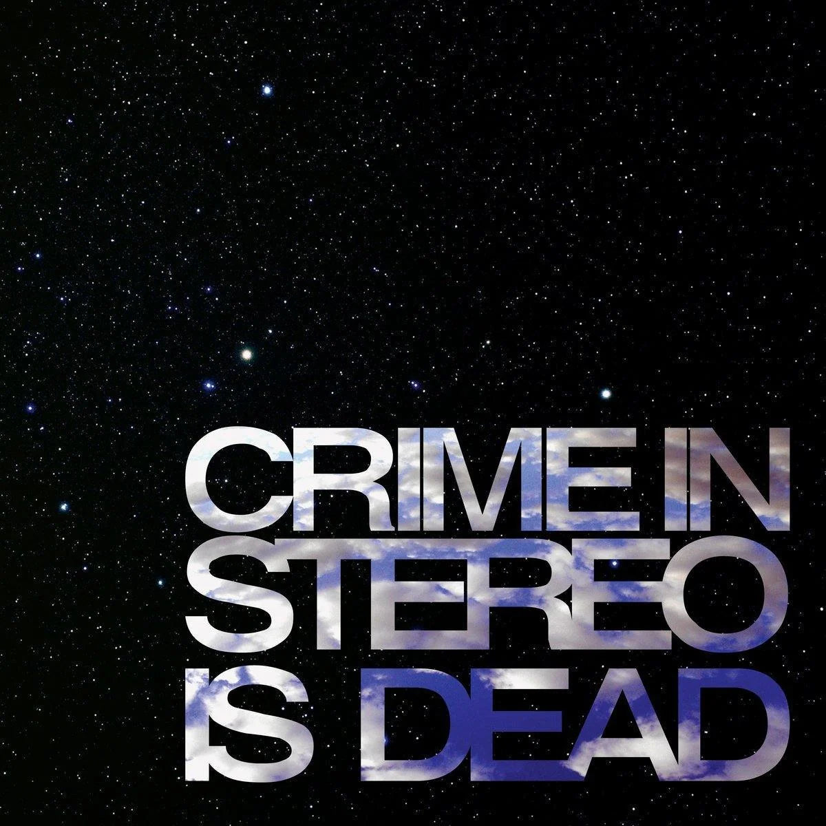 USED: Crime In Stereo - ....Is Dead LP record (blue/black vinyl)