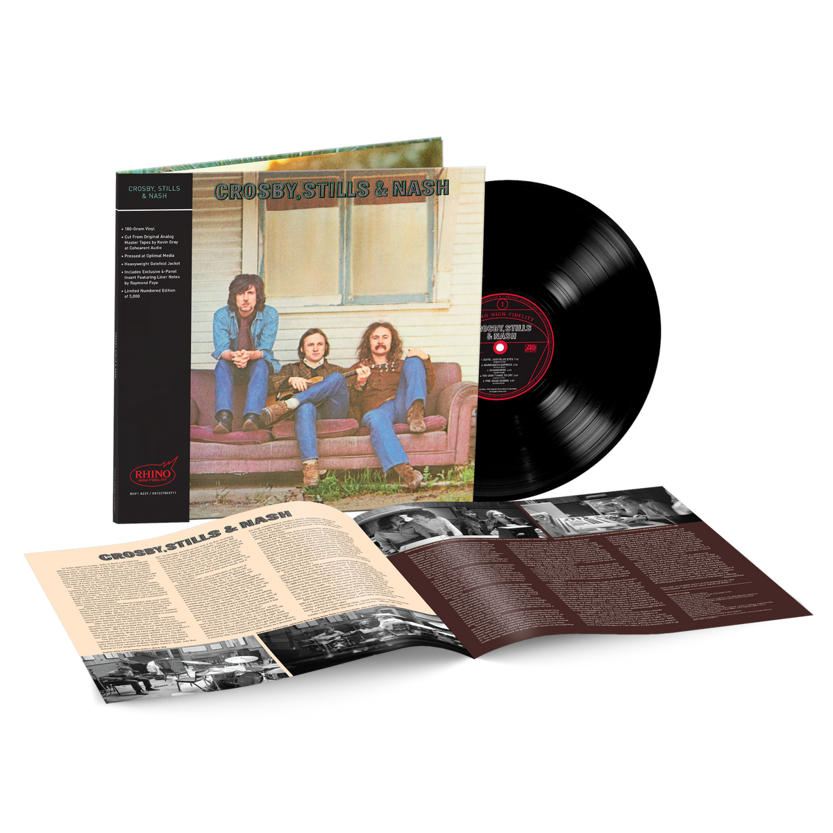 PREORDER (10/16/26): Crosby, Stills & Nash - self-titled LP vinyl record (Rhino Hi-Fi pressing)