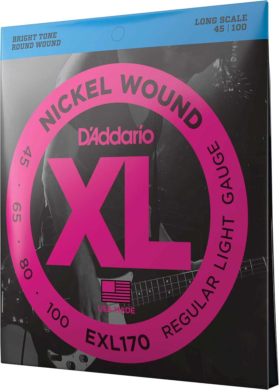 D'Addario EXL170 bass guitar strings (45-100 gauge)