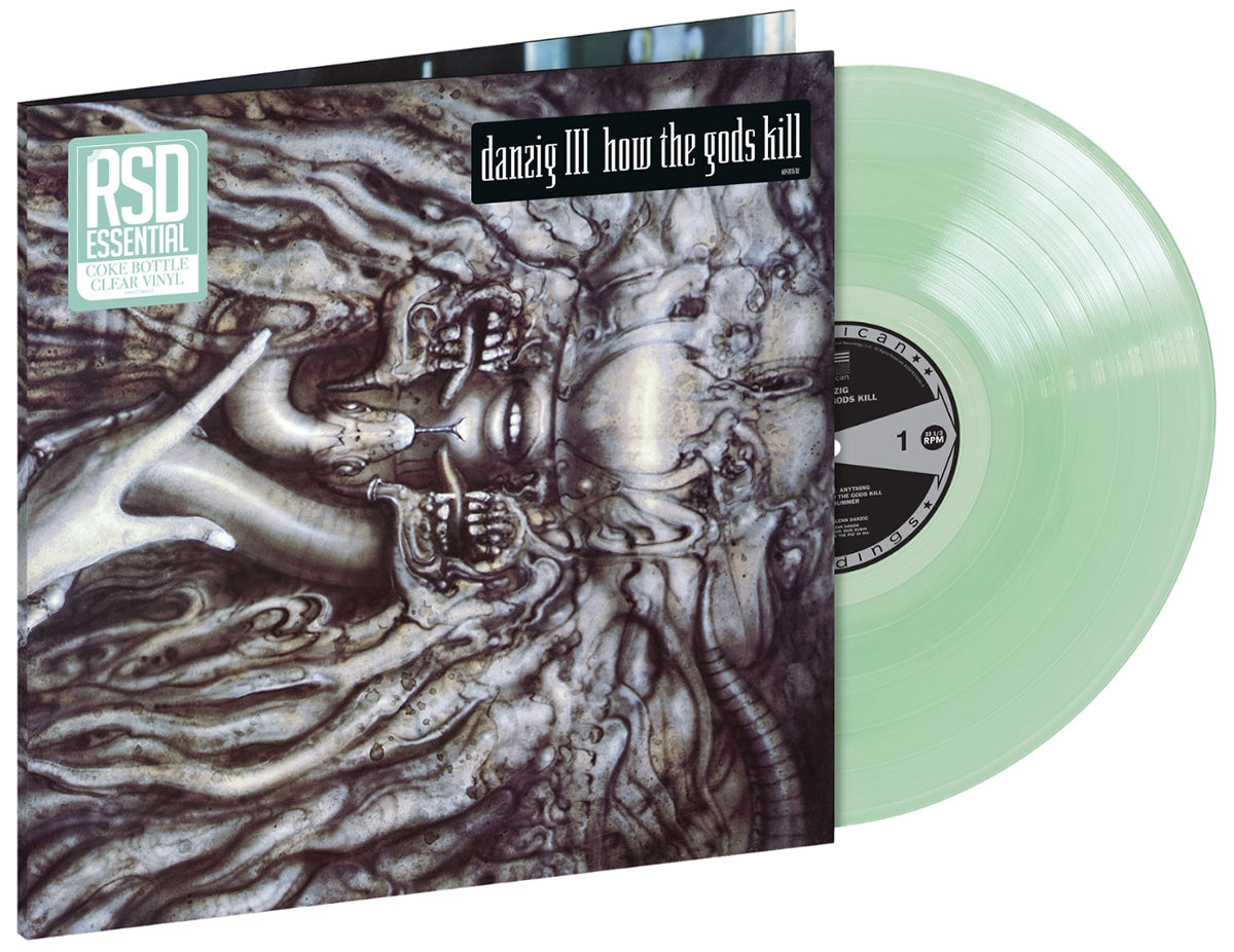 PREORDER (10/02/26): Danzig - III: How The Gods Kill LP record (coke bottle clear vinyl)