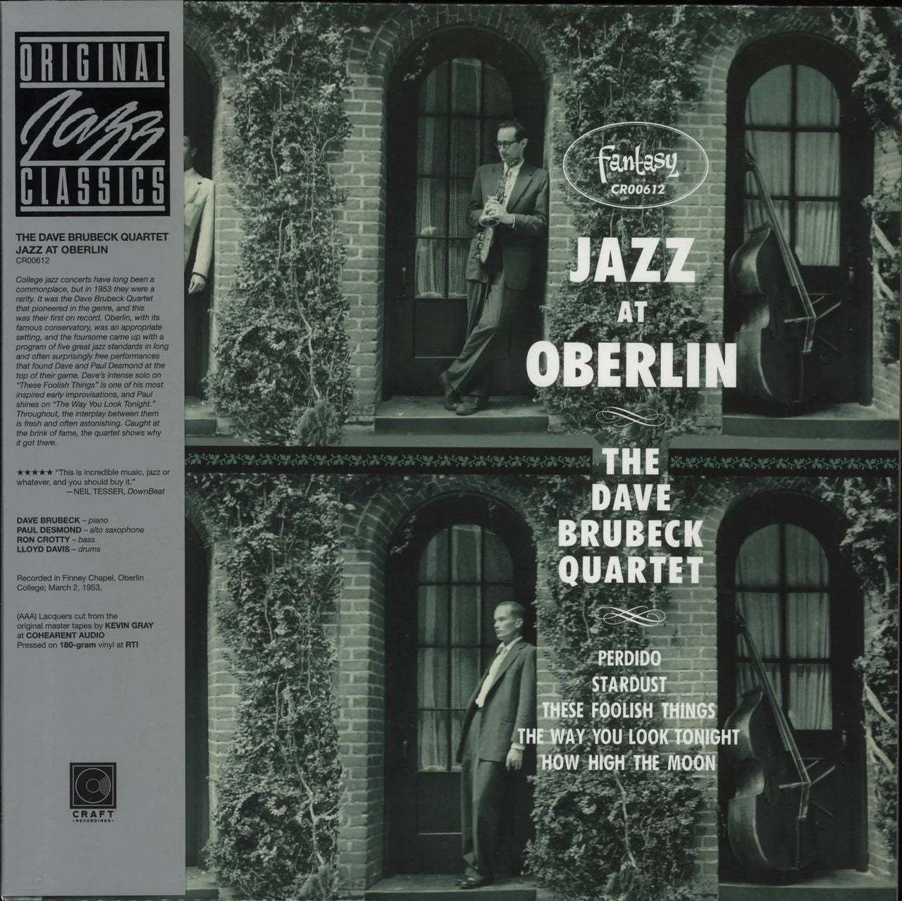 Dave Brubeck Quartet - Jazz At Oberlin LP vinyl record