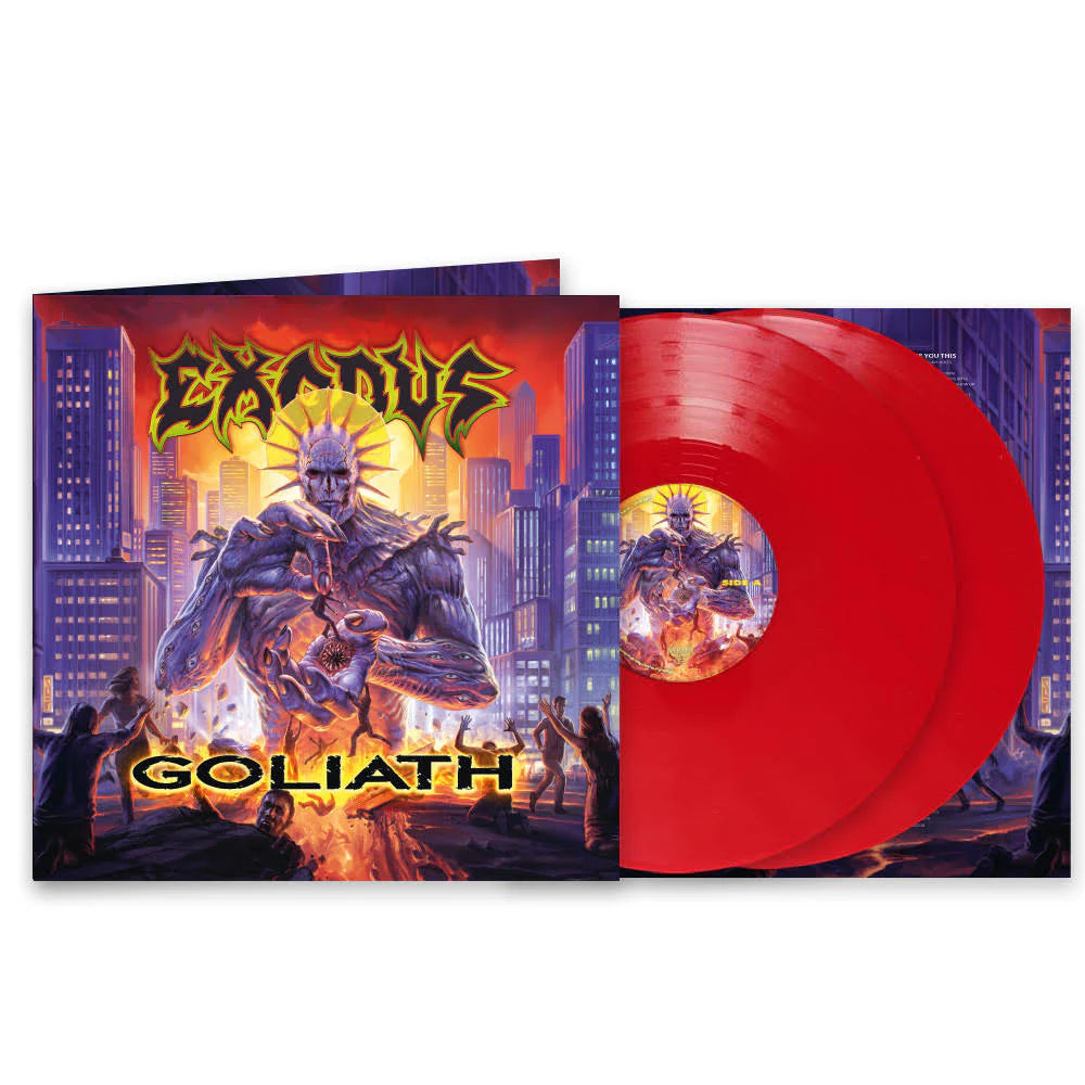 Exodus - Goliath LP record (red vinyl)