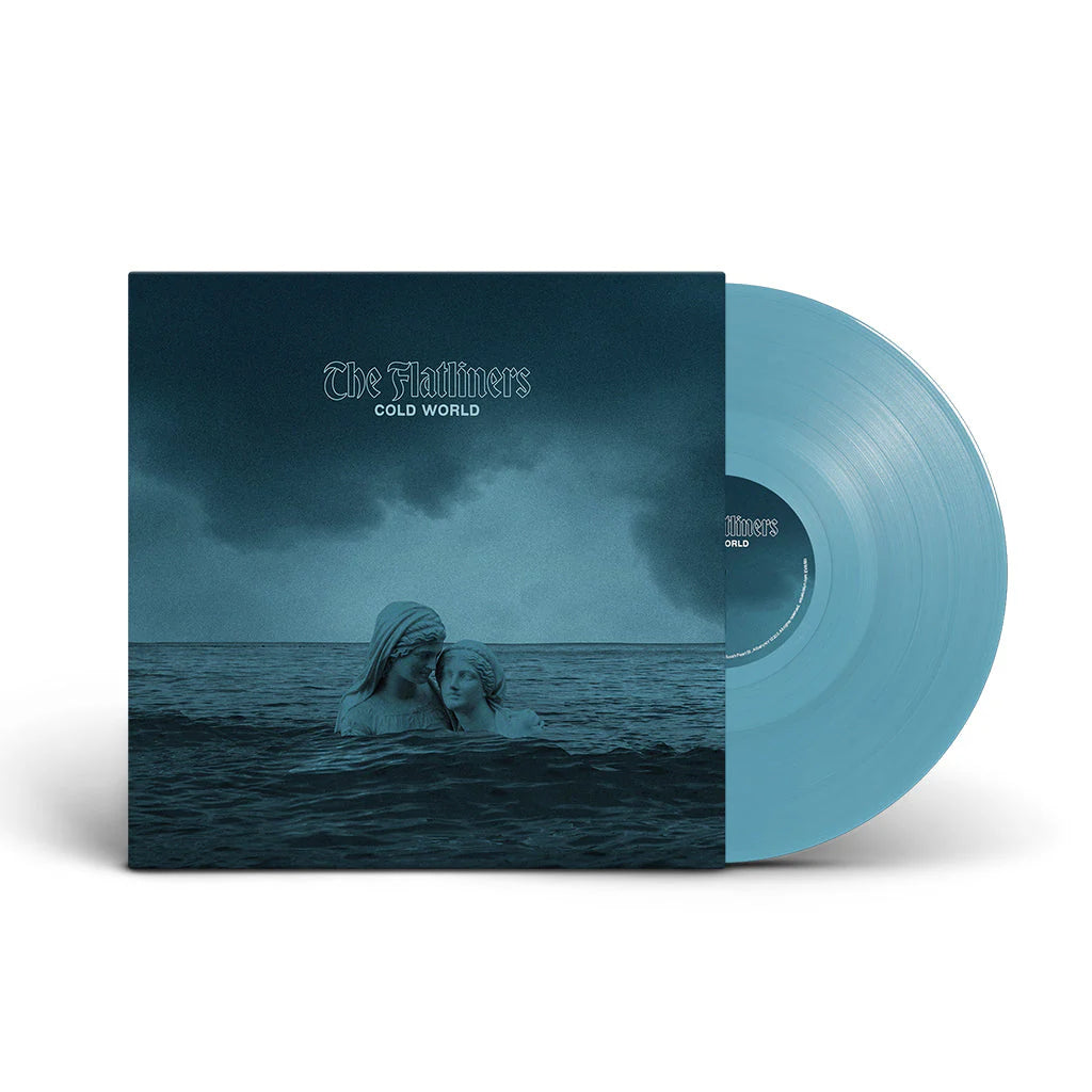 The Flatliners - Cold World LP record (blue vinyl)