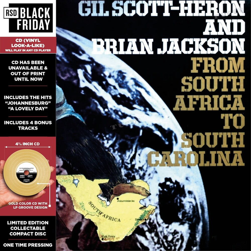 Gil Scott-Heron & Brian Jackson - From South Africa To South Carolina CD (RSD Black Friday 2024)