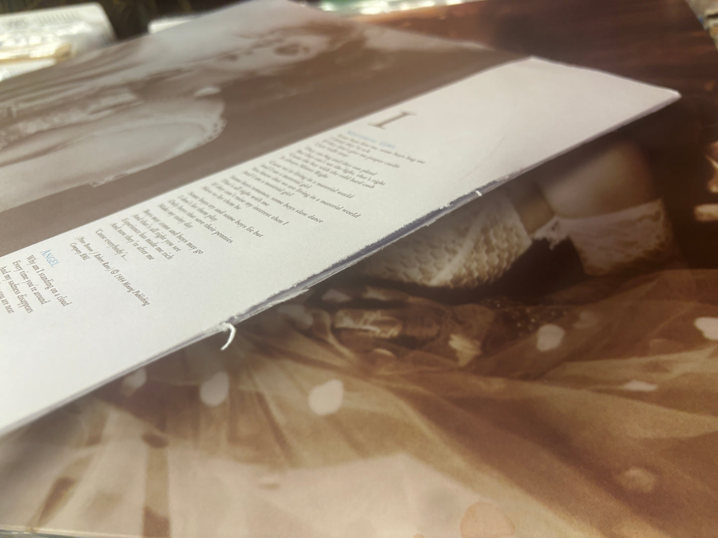 USED: Madonna - Like a Virgin LP record (clear vinyl)