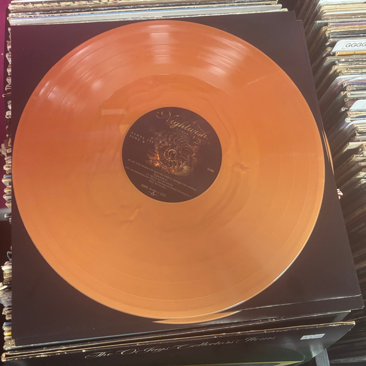 USED: Nightwish - Human. :||: Nature. LP (bronze vinyl)