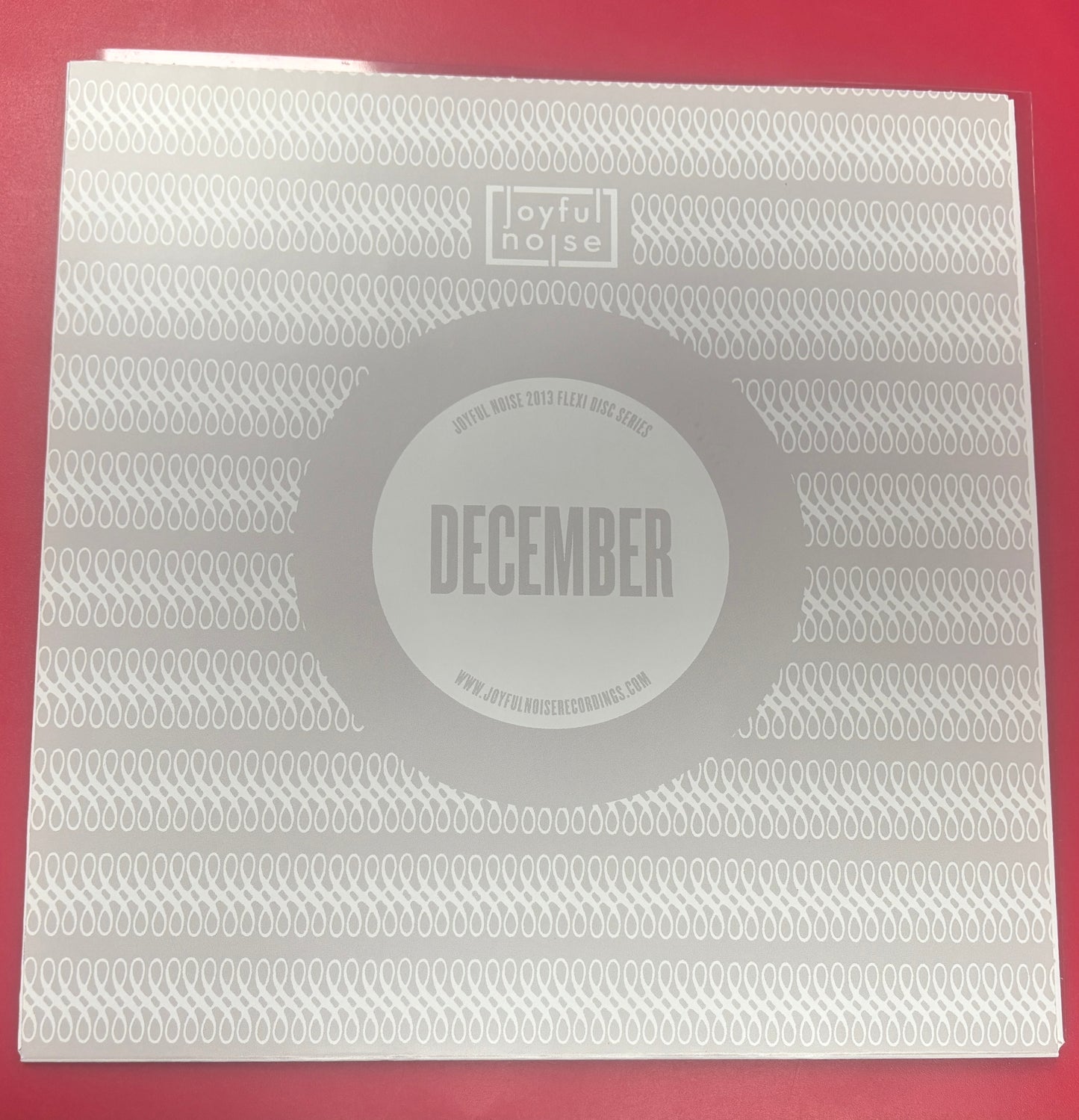 USED: Sufjan Stevens & Cat Martino - Take the Time 7" clear vinyl flexi disc record