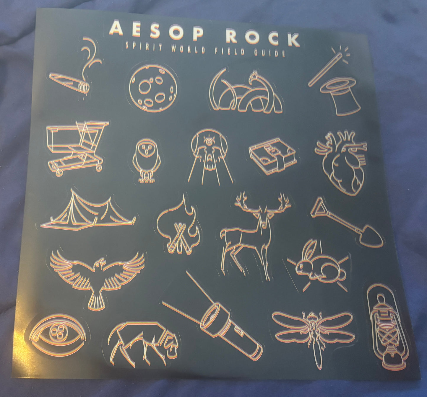 USED: Aesop Rock - Spirit World Field Guide 2xLP (clear vinyl) record