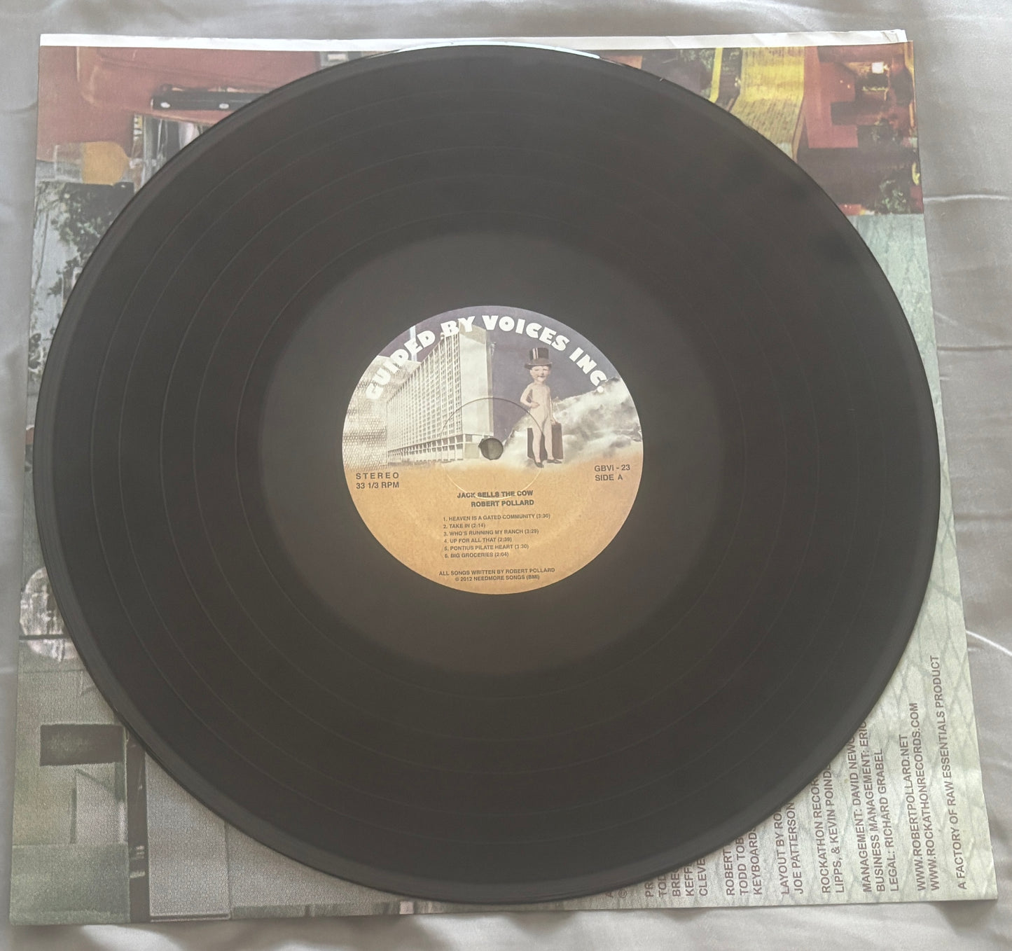USED: Robert Pollard - Jack Sells the Cow LP vinyl record (2012 Pressing)