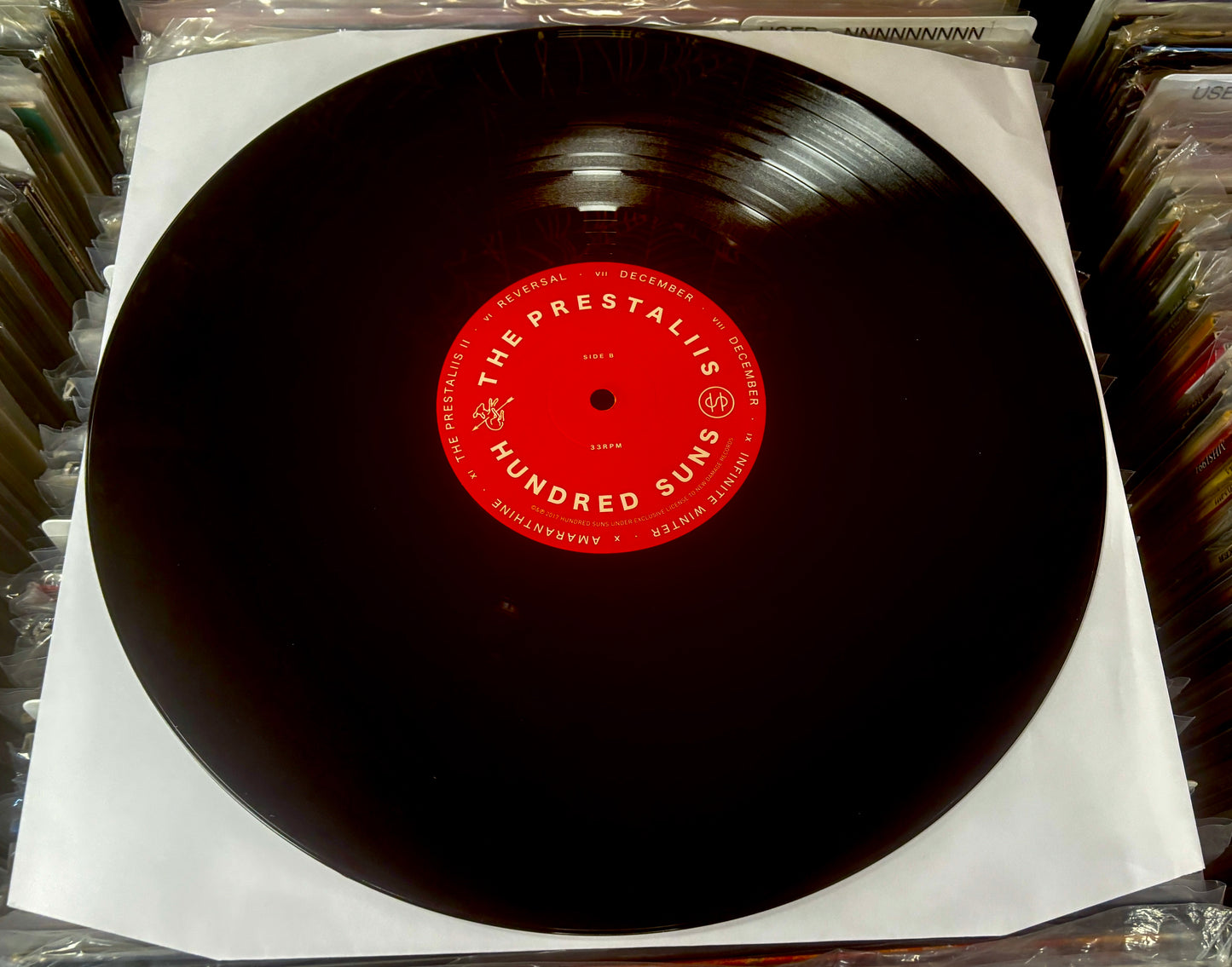 USED: Hundred Suns - The Prestaliis LP vinyl record