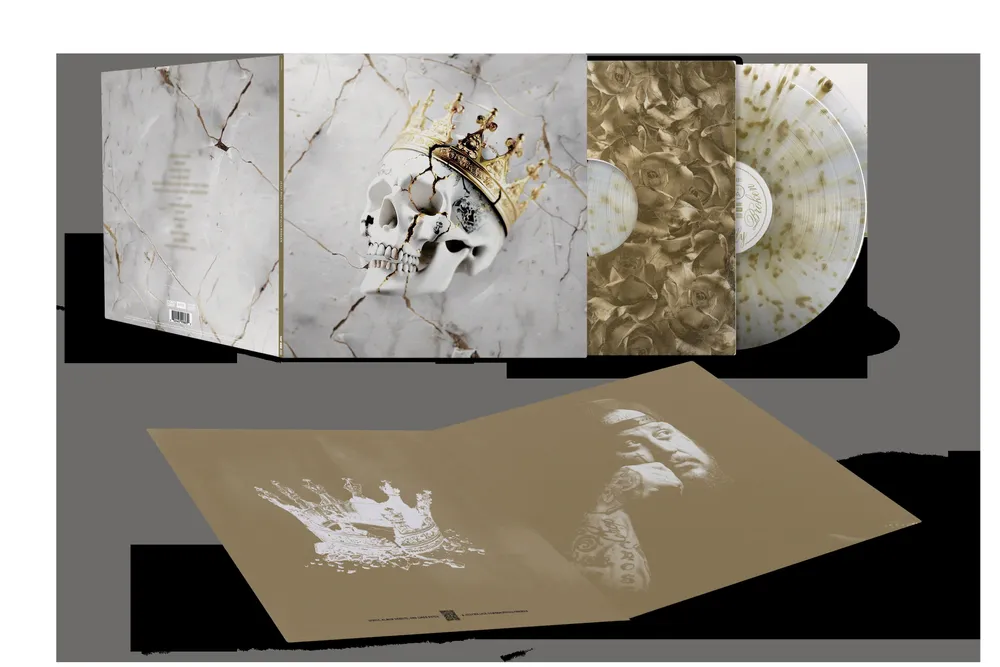 Jelly Roll - Beautifully Broken LP record (clear vinyl w/ gold splatter)