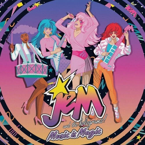 PREORDER (11/13/26): Jem & The Holograms - Music is Magic vinyl LP cian blue colored vinyl