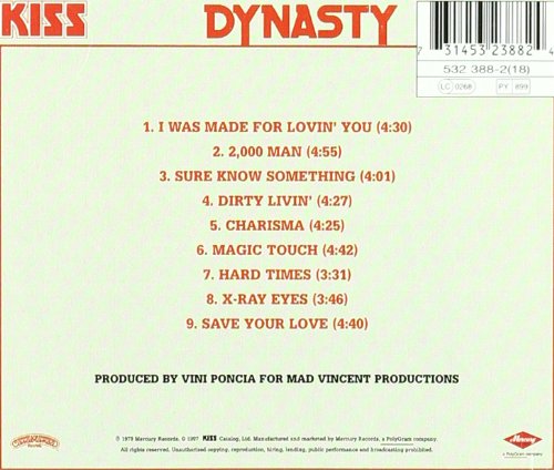 KISS - Dynasty (The Remasters) CD
