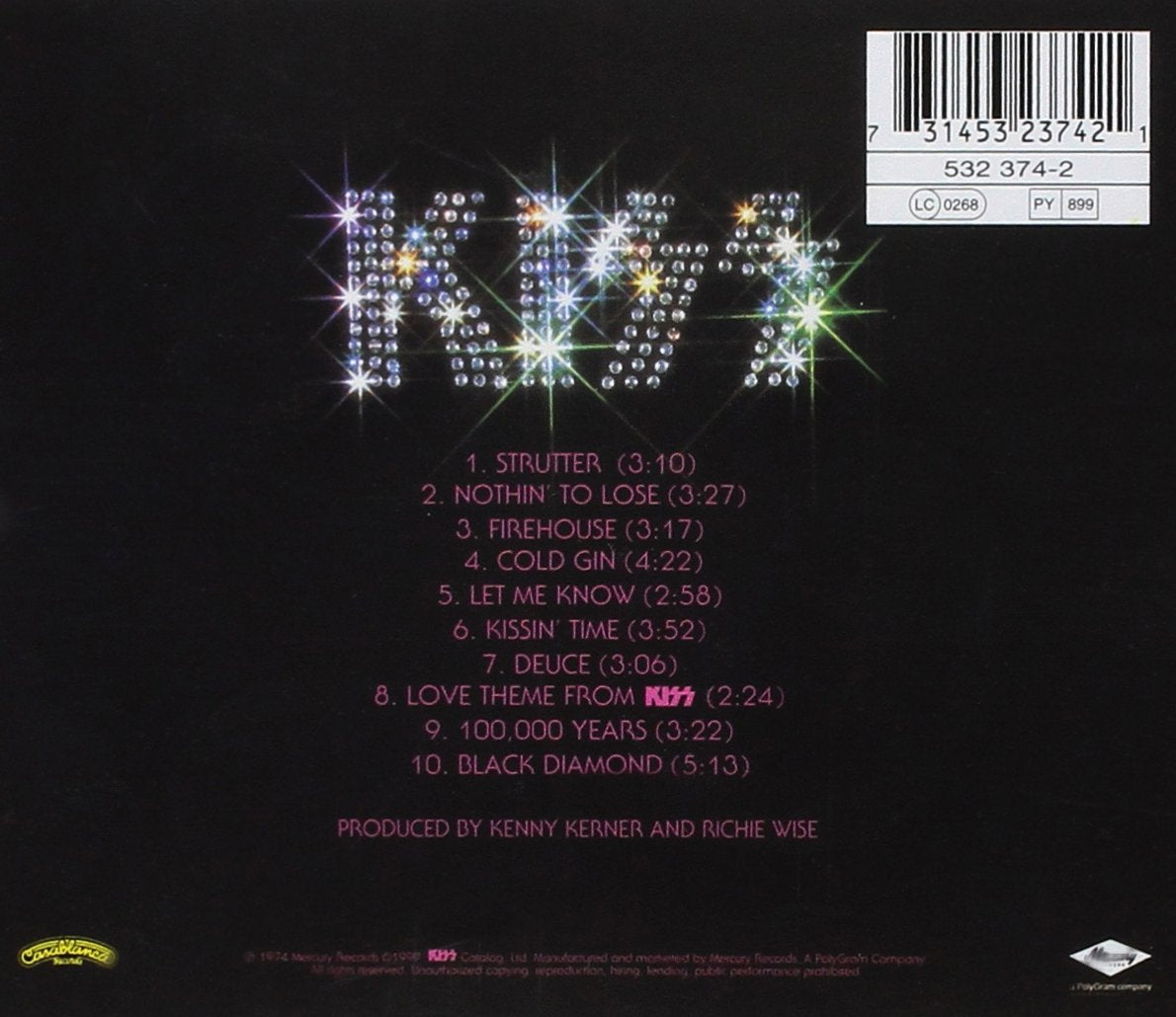 KISS - Self-titled (The Remasters) CD