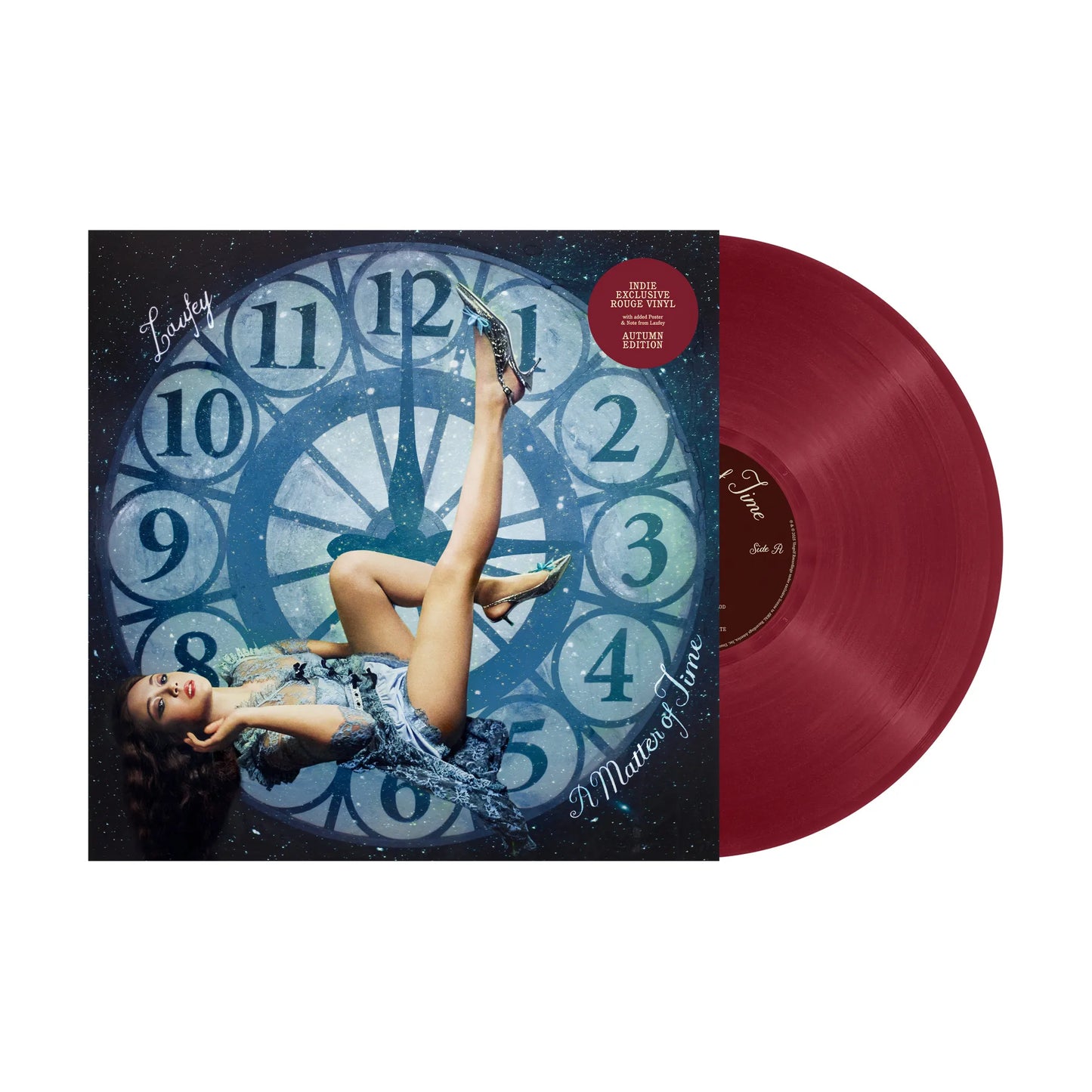 Laufey - A Matter Of Time LP record ("rouge" colored vinyl)