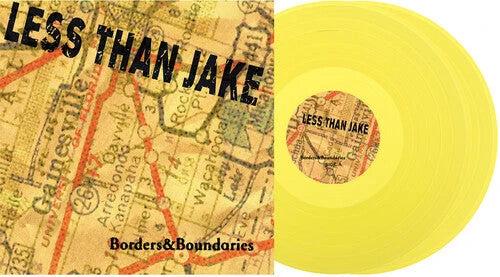 Less Than Jake - Borders and Boundaries LP record (25th anniversary edition on yellow vinyl)