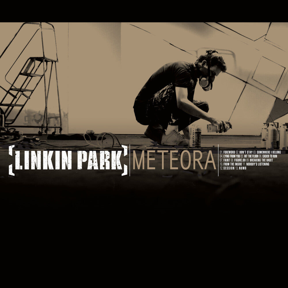 Linkin Park - Meteora LP record (gold/red splatter vinyl)
