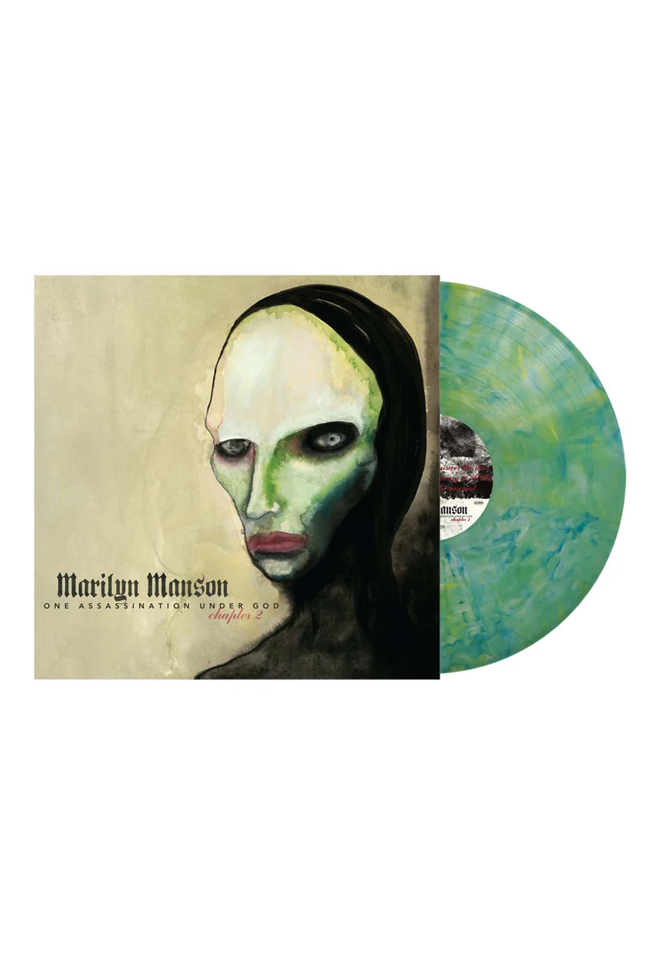 Marilyn Manson - One Assassination Under God: Chapter 2 LP record (green/blue marble vinyl)