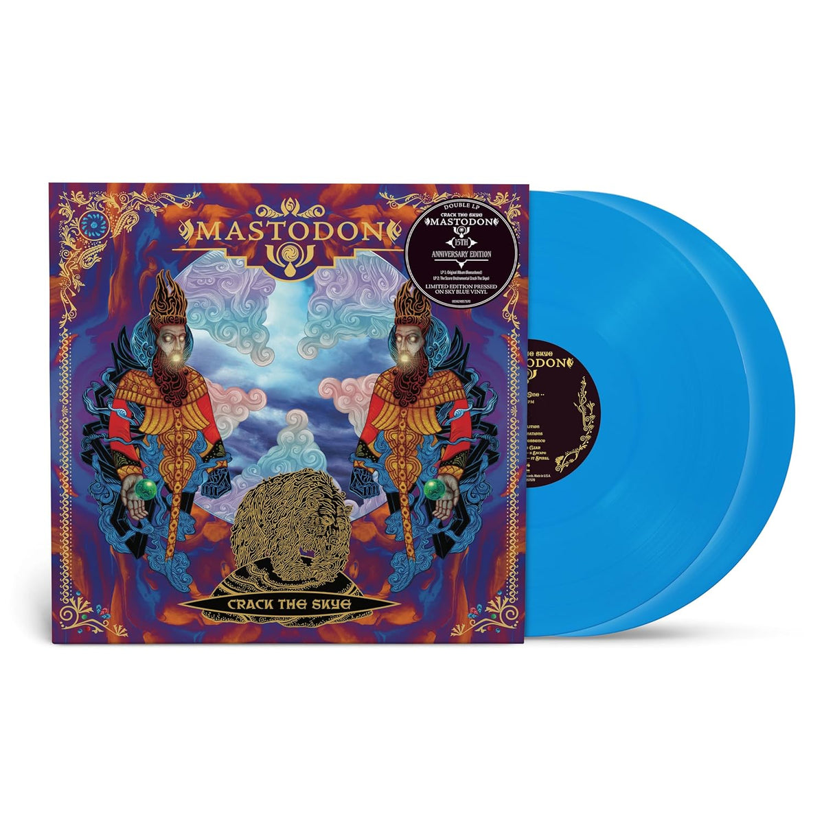 Mastodon - Crack The Skye (15th anniversary edition) LP record (blue vinyl)