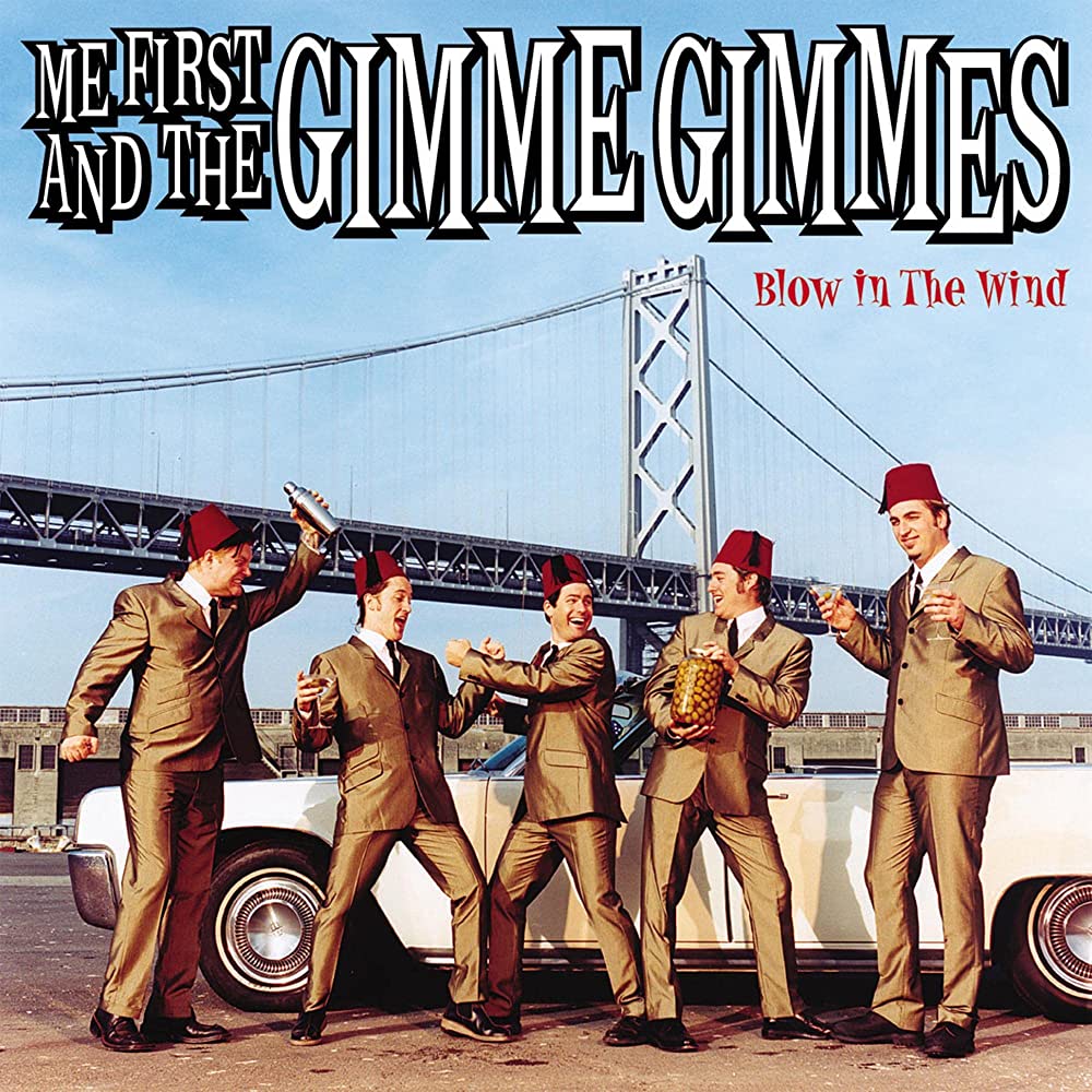 Me First and the Gimme Gimmes - Blow in the Wind LP record (red vinyl)