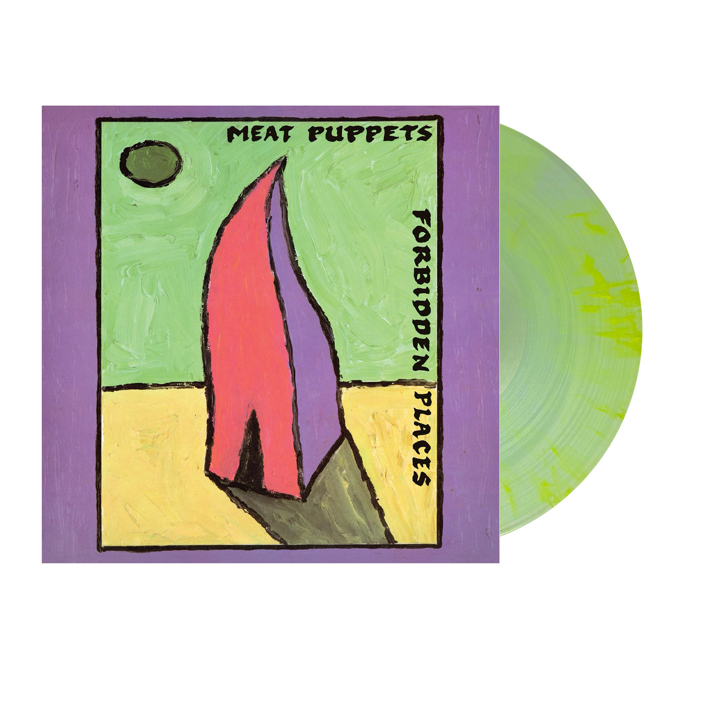 Meat Puppets - Forbidden Places LP coke bottle clear w/ yellow swirl vinyl record (35th Anniversary Edition)