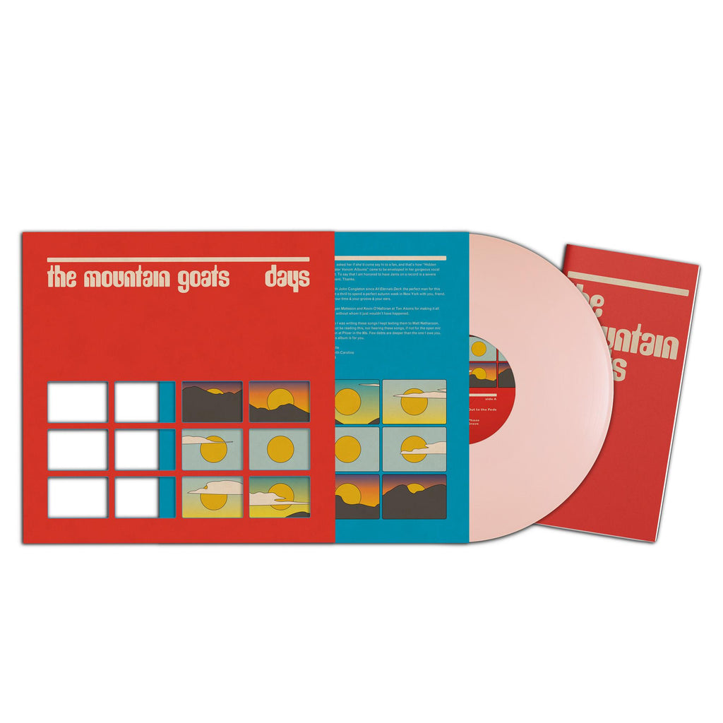 PREORDER (08/07/26): the Mountain Goats - Days LP record (pink vinyl deluxe edition)