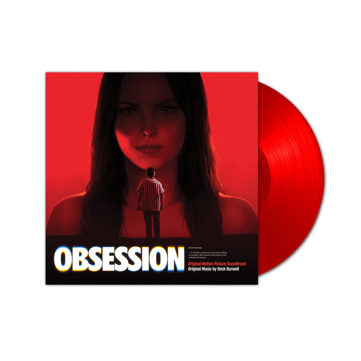 Obsession soundtrack by Rock Burwell LP record (red vinyl)