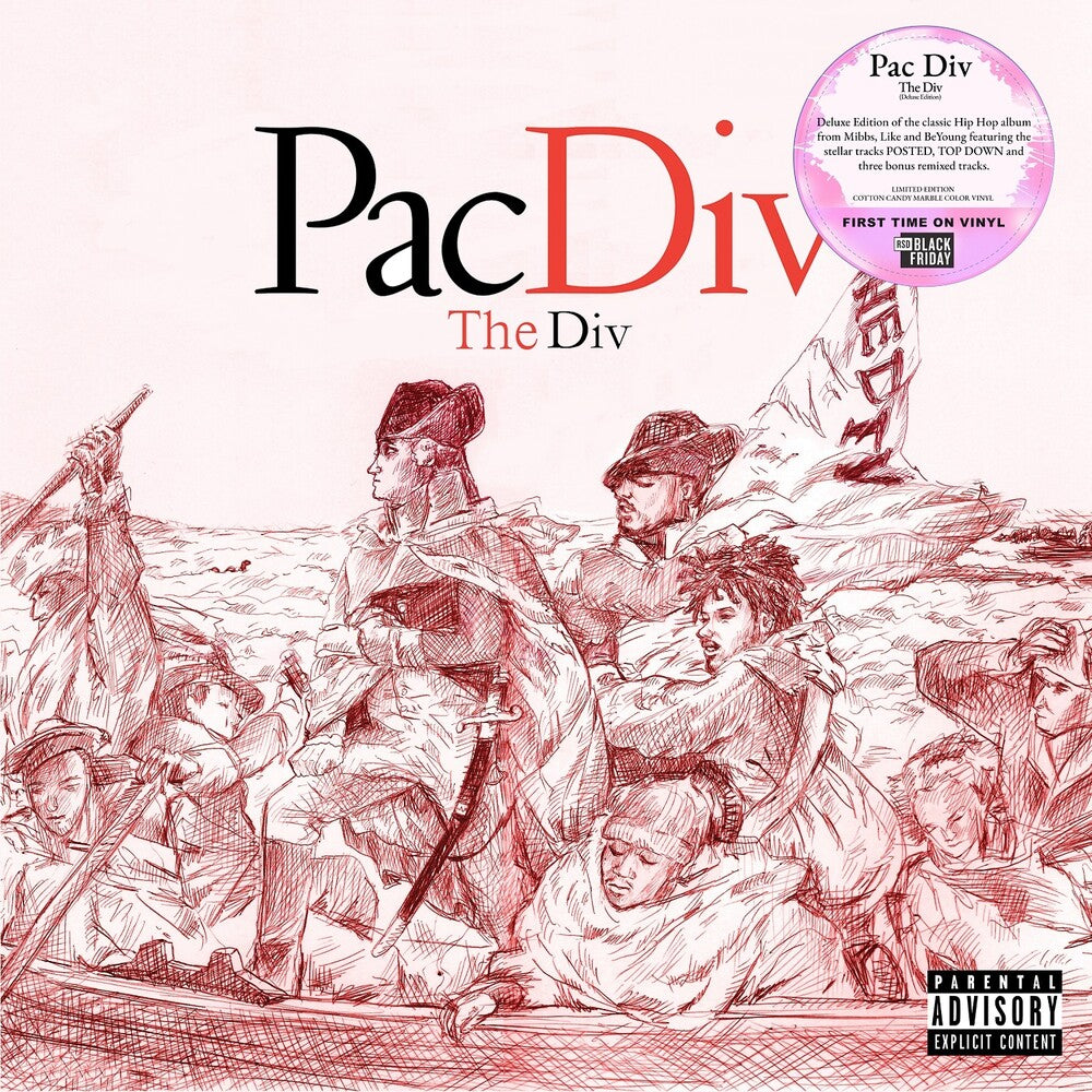 PacDiv - The Div Deluxe Edition LP cotton candy marble color vinyl record (RSD BF 2022)