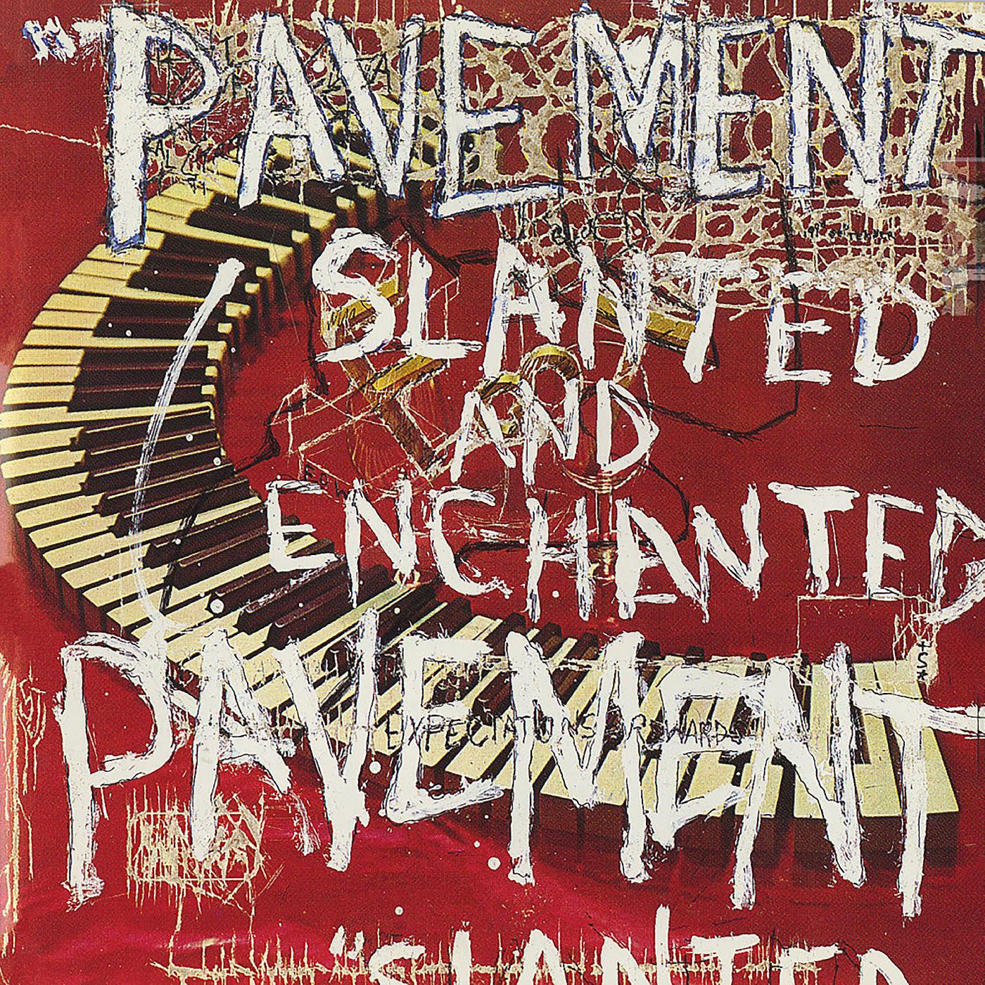 Pavement - Slanted and Enchanted LP record (red/white/black splatter vinyl)