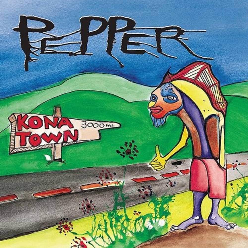 Pepper - Kona Town LP record (yellow vinyl)