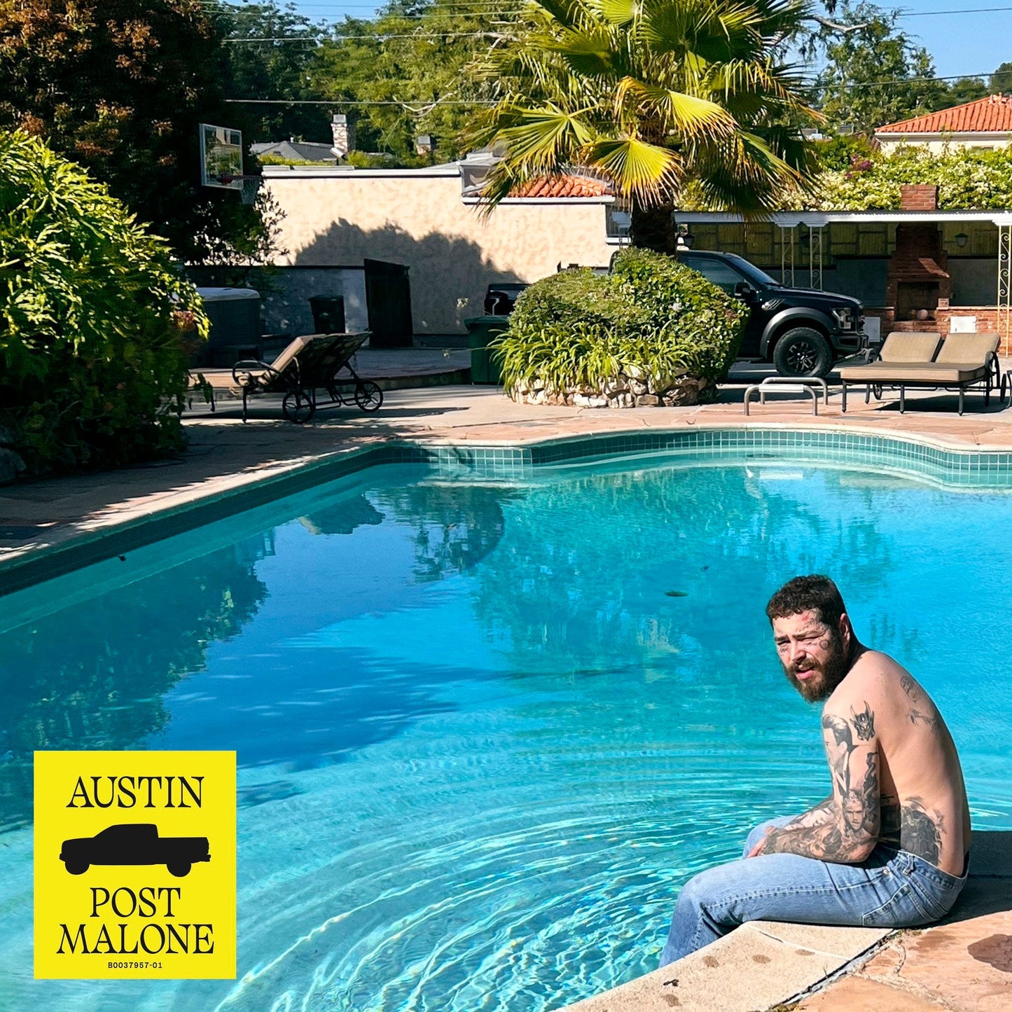 Post Malone - Austin LP record (green vinyl)