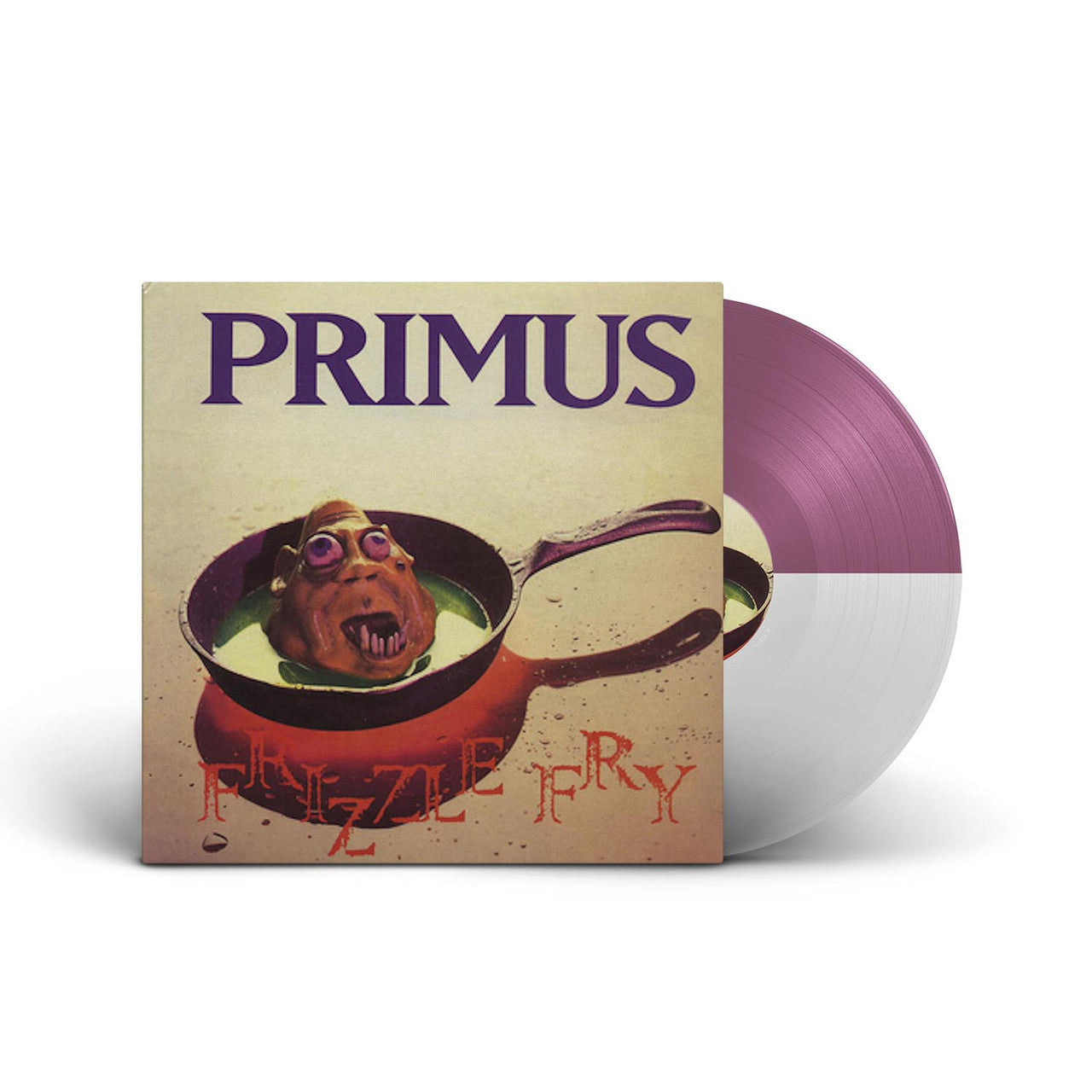 Primus - Frizzle Fry LP record (clear/purple split colored vinyl)