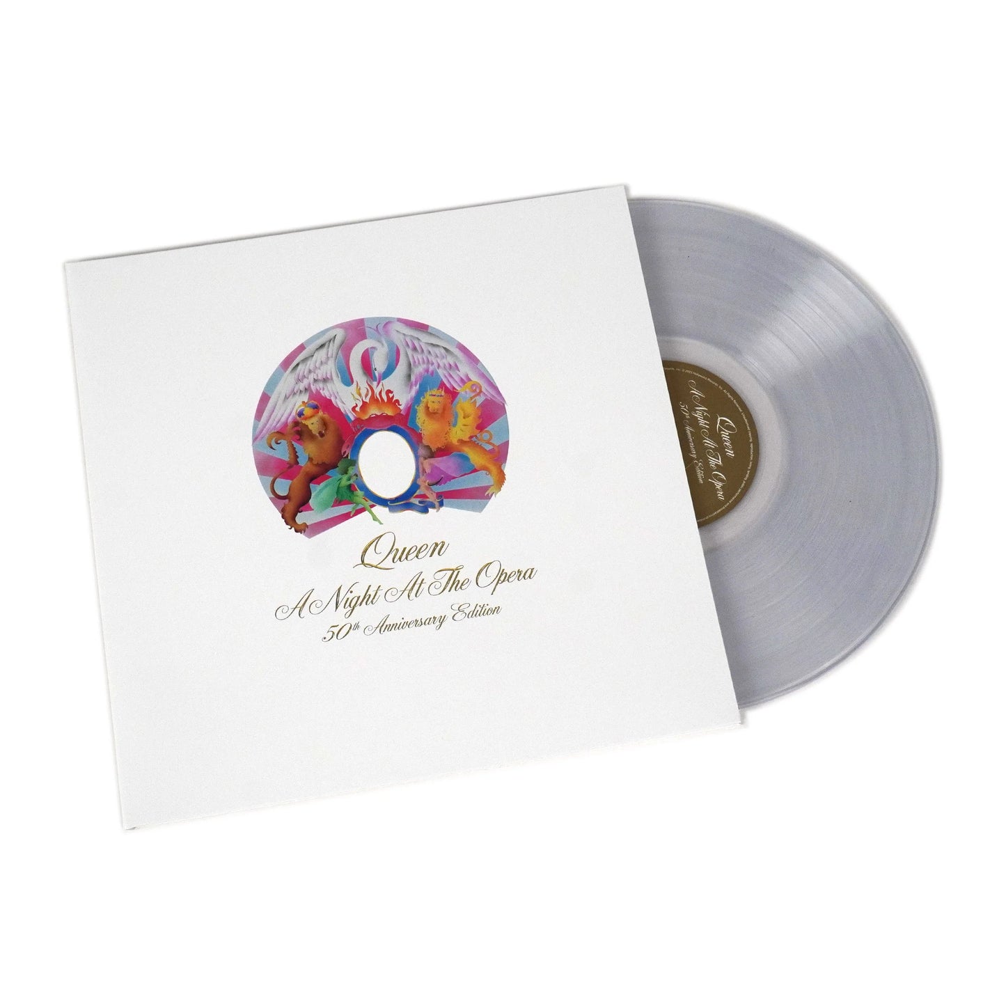 Queen - A Night At The Opera LP record (clear vinyl)