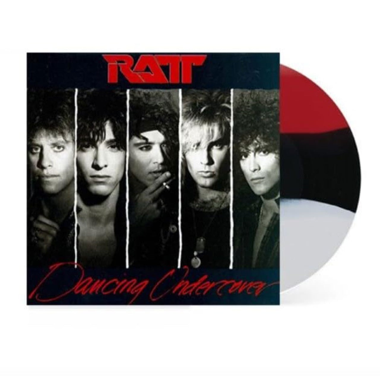 Ratt - Dancing Undercover LP record (red/black/white vinyl)