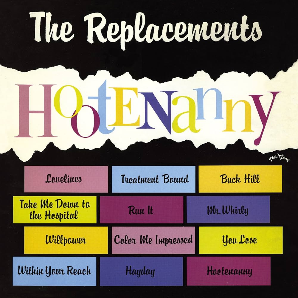 The Replacements - Hootenanny LP record (blue vinyl)
