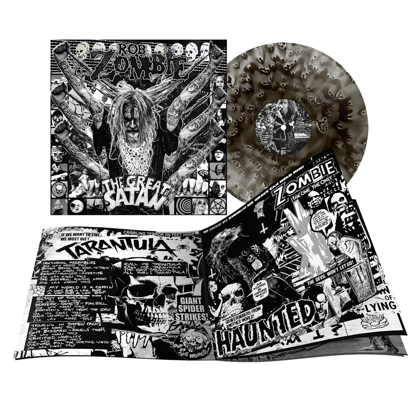 Rob Zombie - The Great Satan LP ghostly black vinyl record