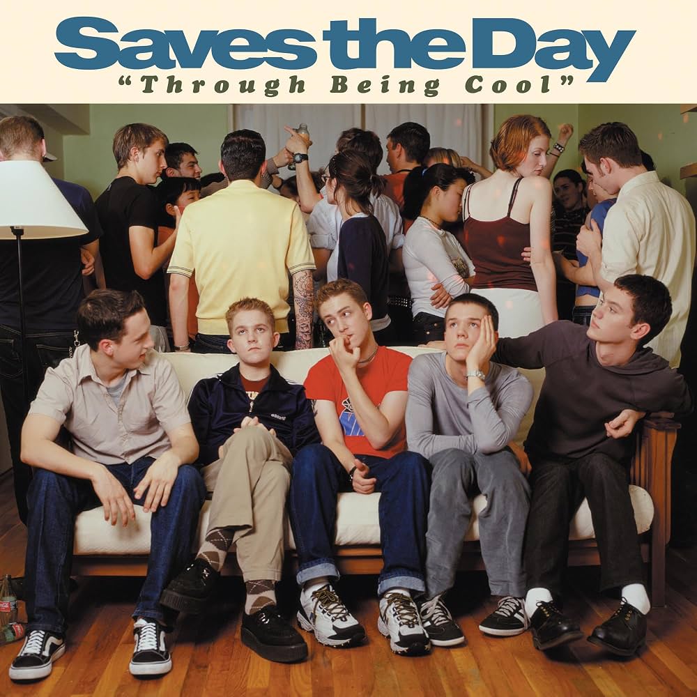 Saves the Day - Through Being Cool LP record (red vinyl)