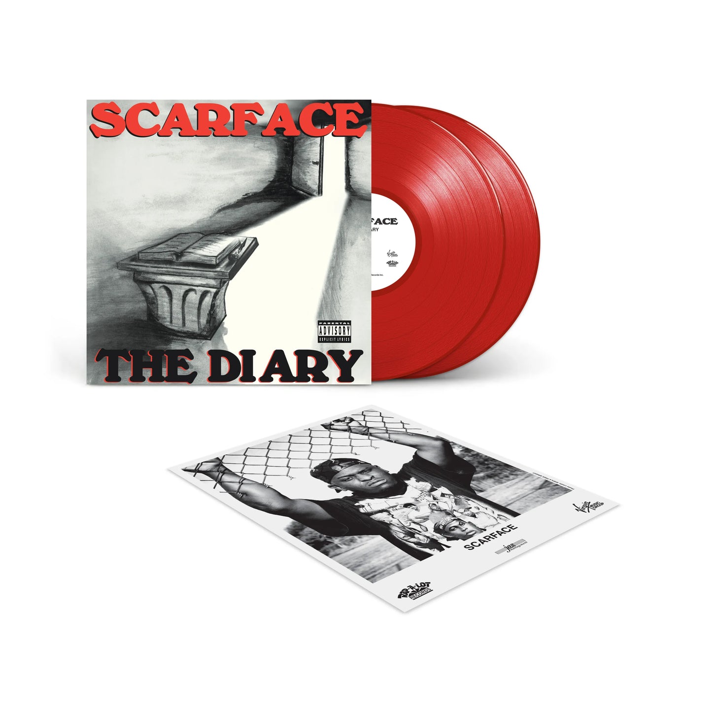 Scarface - The Diary LP record (red vinyl)
