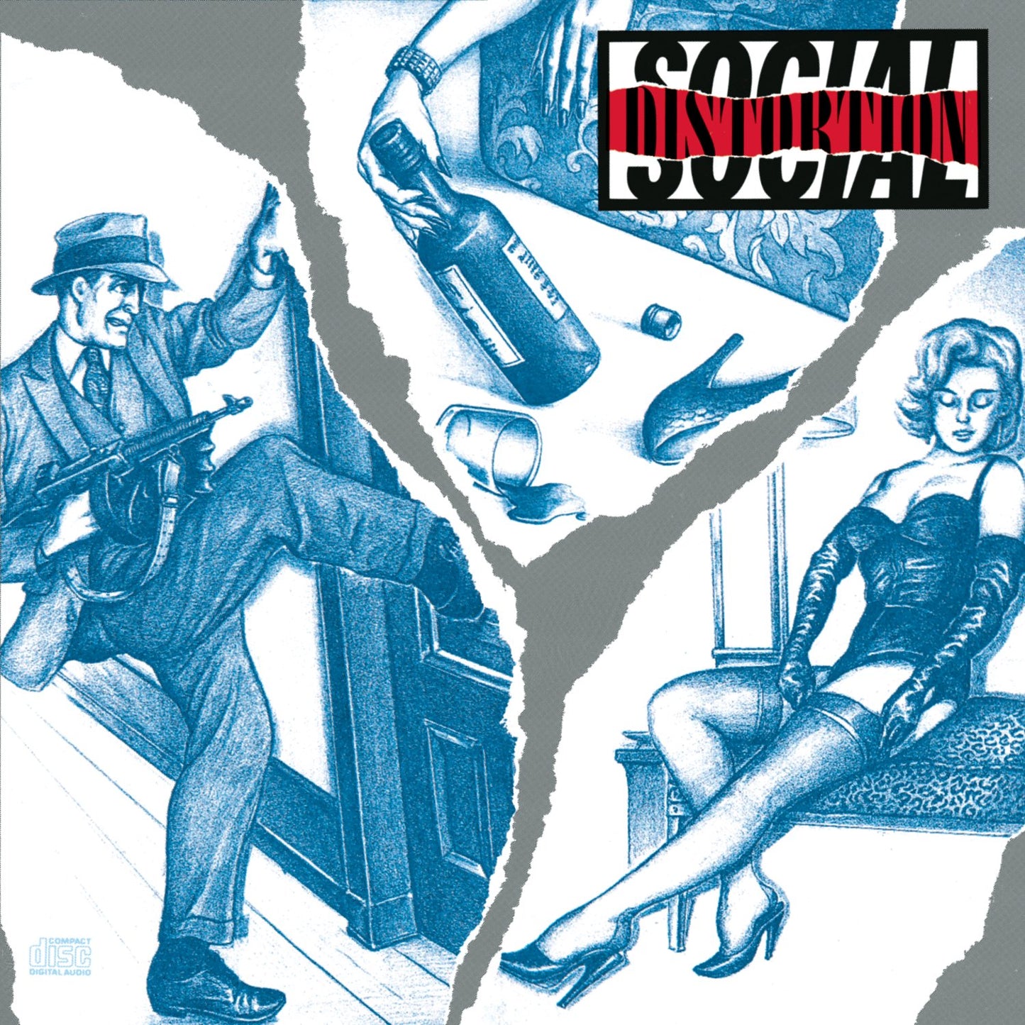 Social Distortion - self-titled LP vinyl record (red vinyl)