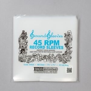 Sound Sleeves 45 RPM Record Sleeves 100 PACK (S4525)