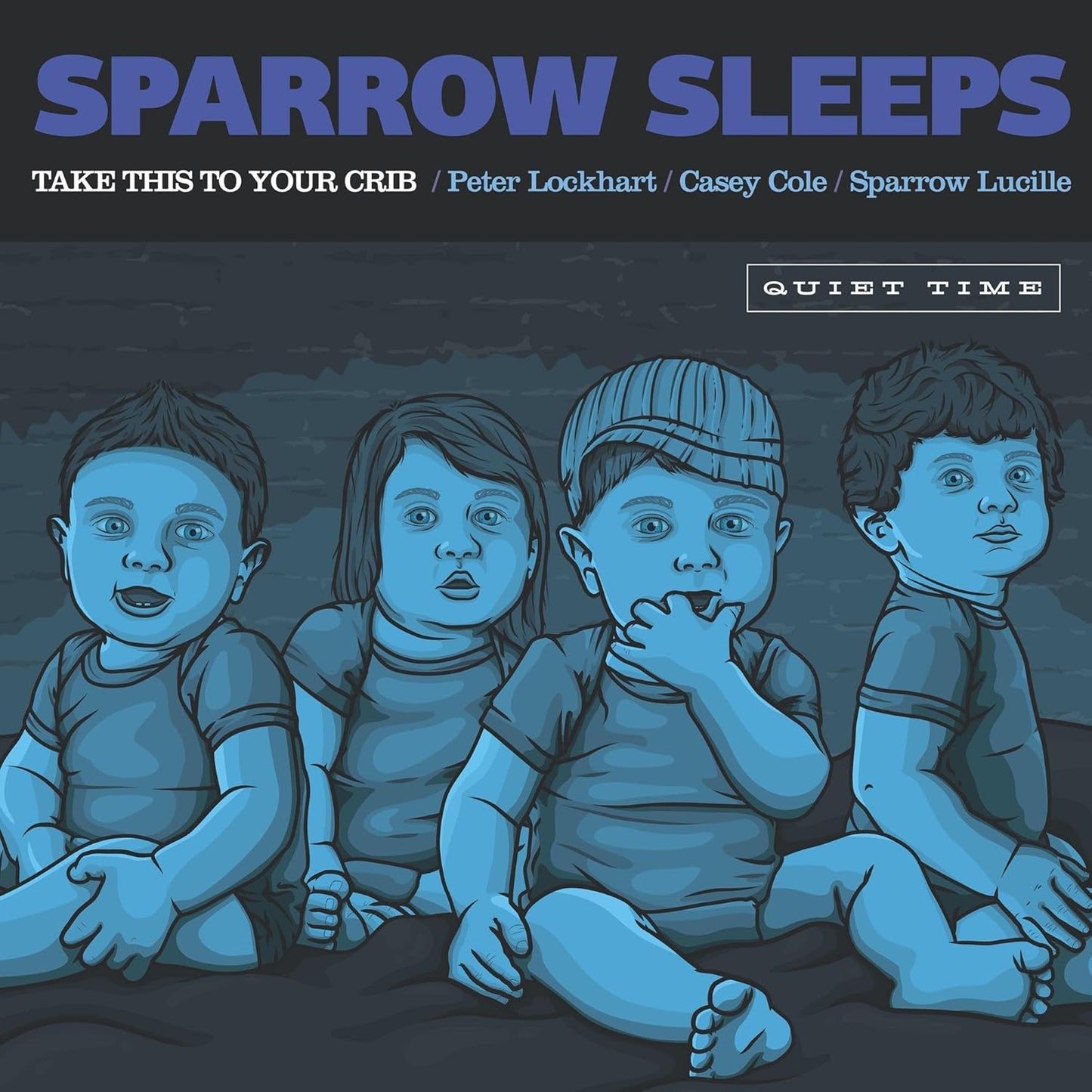 Sparrow Sleeps - Take Take this to Your Crib LP coke bottle clear vinyl record (Fall Out Boy Lullabies)