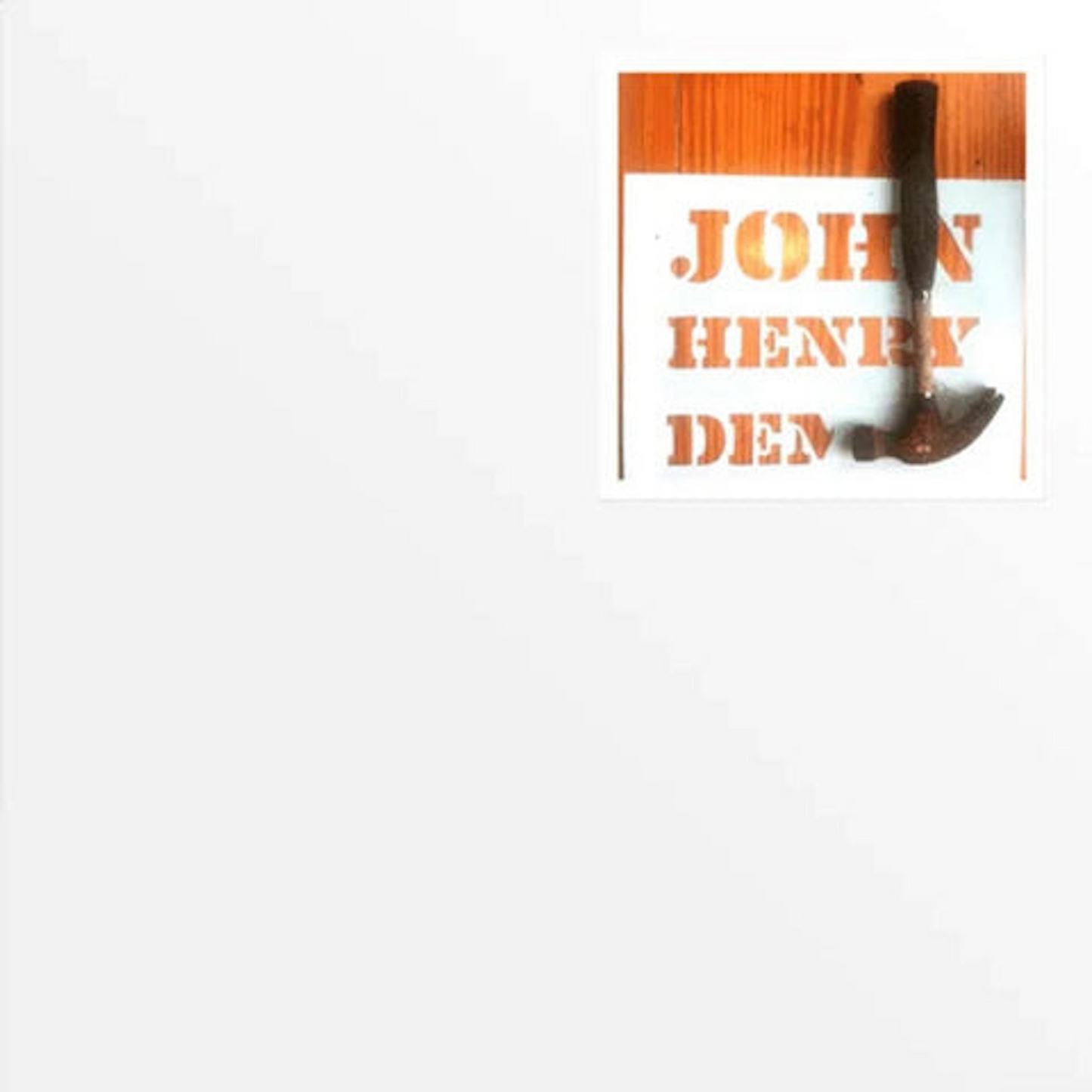 They Might Be Giants - John Henry Demos LP record (orange vinyl)
