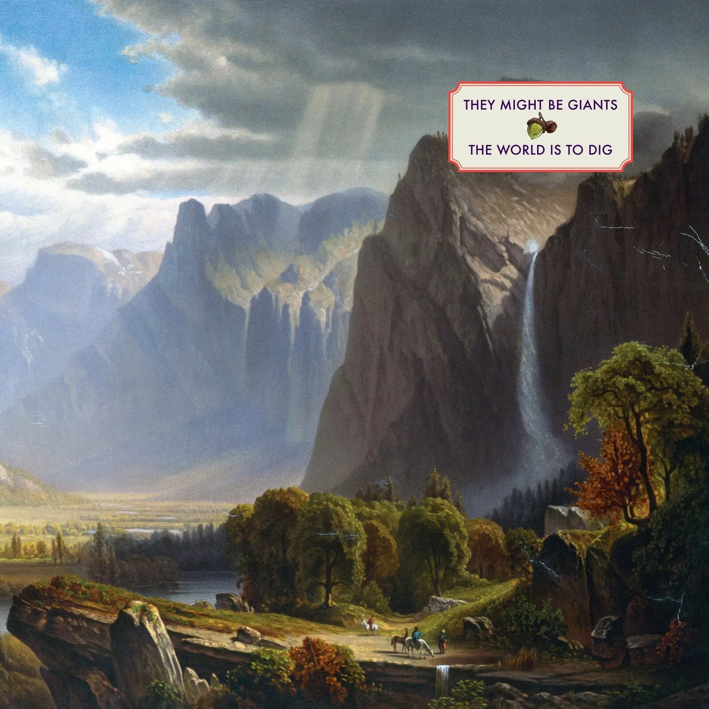 They Might Be Giants - The World Is To Dig LP record ('honey mustard' vinyl)