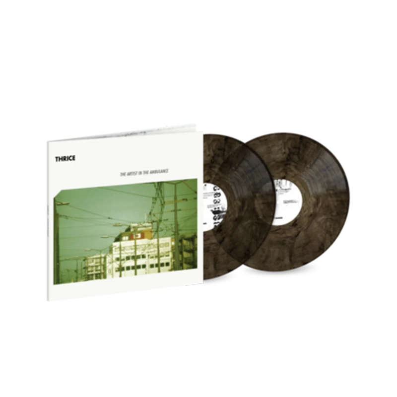 Thrice - The Artist In The Ambulance LP record (clear vinyl w/ black smoke)
