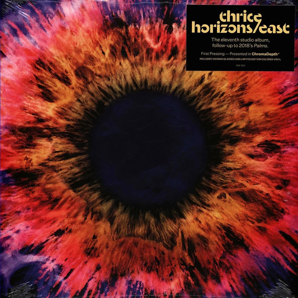 Thrice - Horizons/ East LP record (first pressing - opaque yellow vinyl)