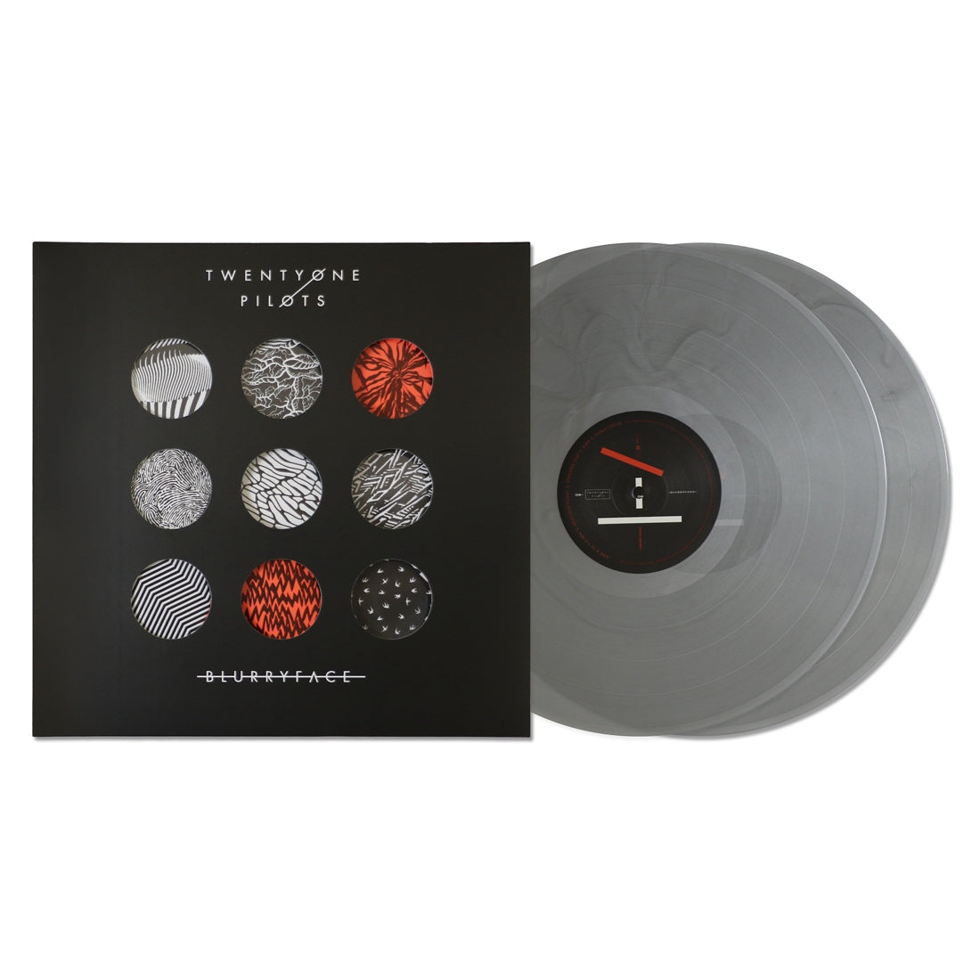 Twenty One Pilots - Blurryface LP record (silver vinyl)