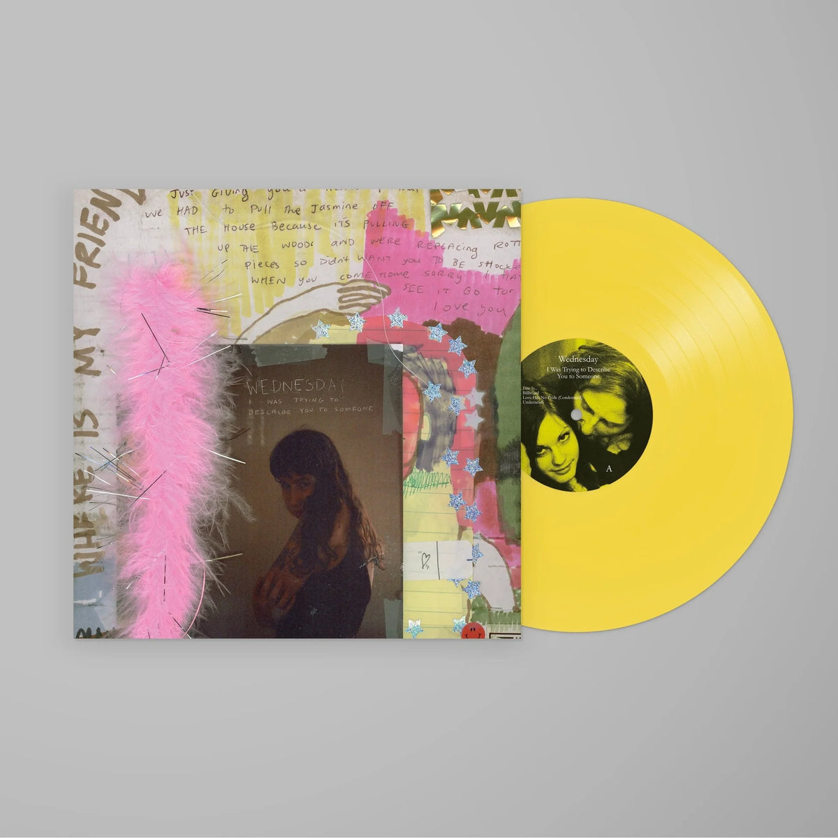 Wednesday - I Was Trying to Describe You to Someone LP record (yellow vinyl)
