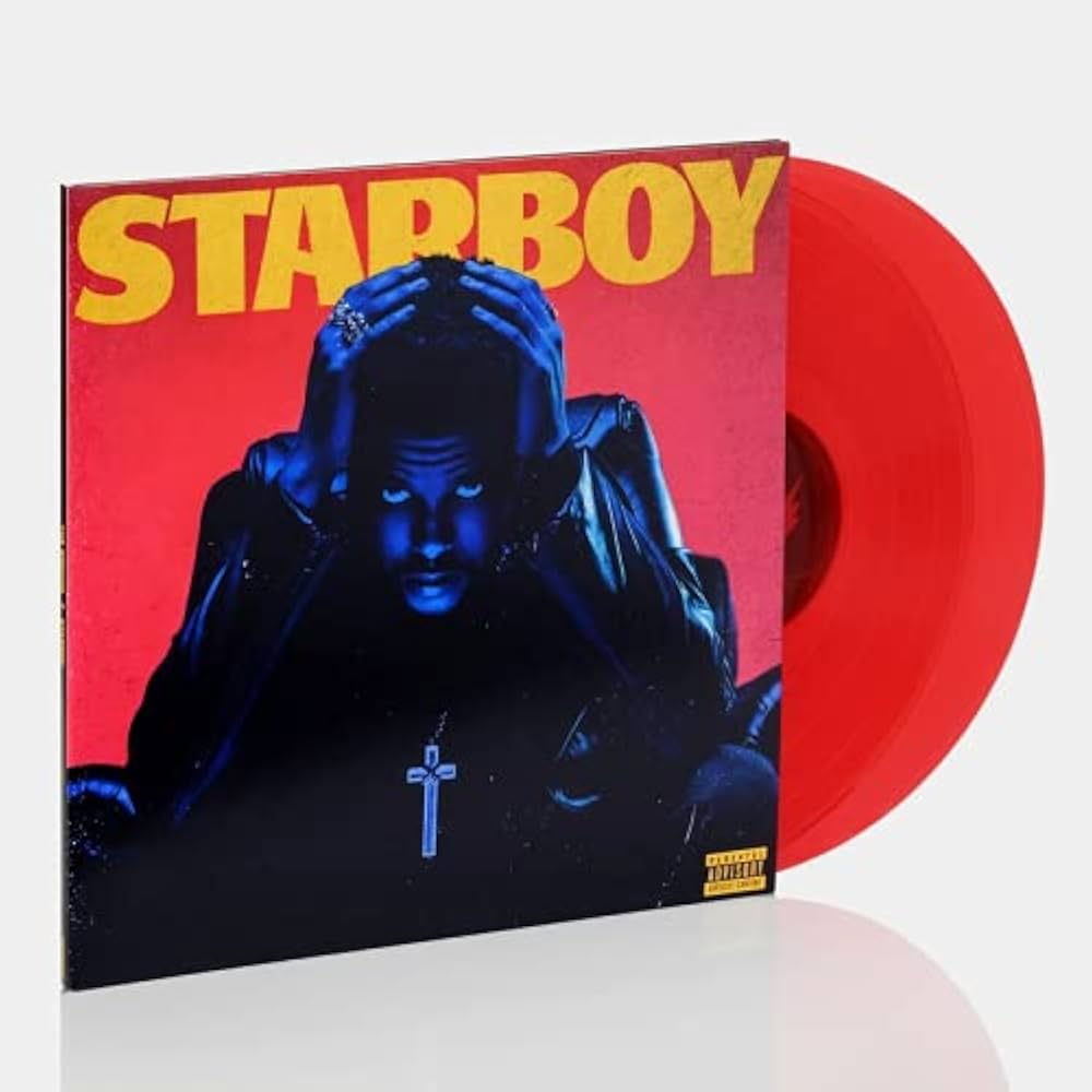 The Weeknd - Starboy LP record (translucent red vinyl)